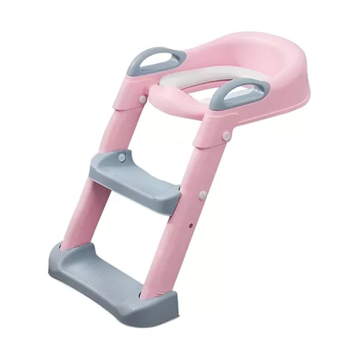 GENERICO - Asiento adaptador de inodoro WC acolchado color rosado