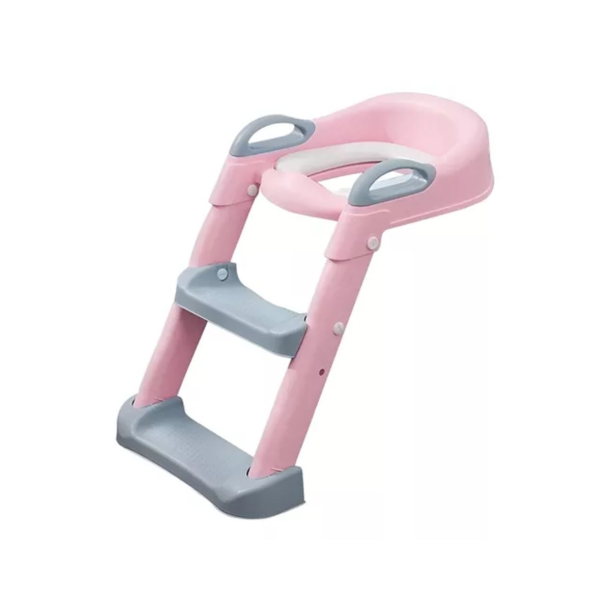 GENERICO - Asiento adaptador de inodoro WC acolchado color rosado