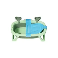 GENERICO - Tina cangrejo plegable con malla reforzada color verde