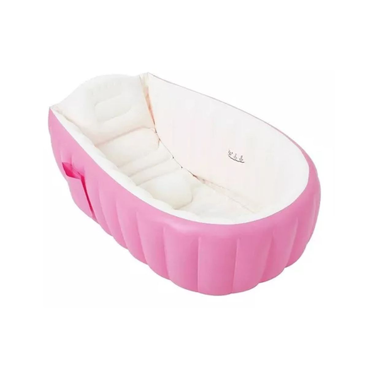 GENERICO - Bañera inflable portátil tina para bebés color rosado