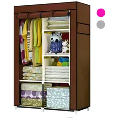 RACK & PACK - Closet Organizador Armario Tela Compartimiento 6 Anaqueles