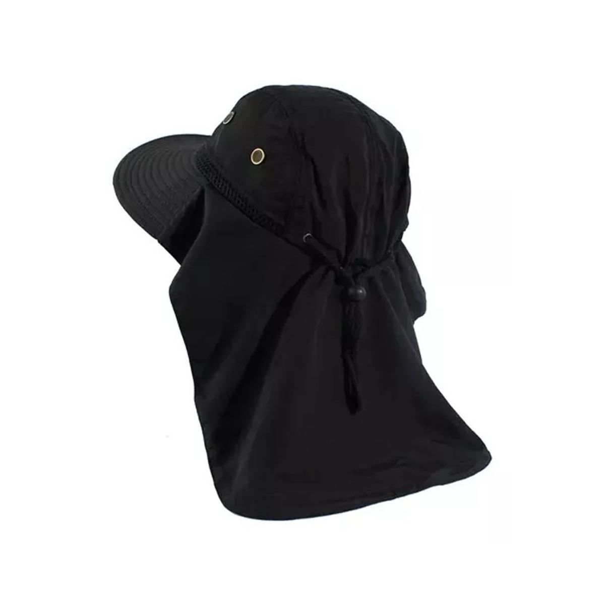 NO LOGO - Sombrero De Verano Camping Pesca Boonie Negro