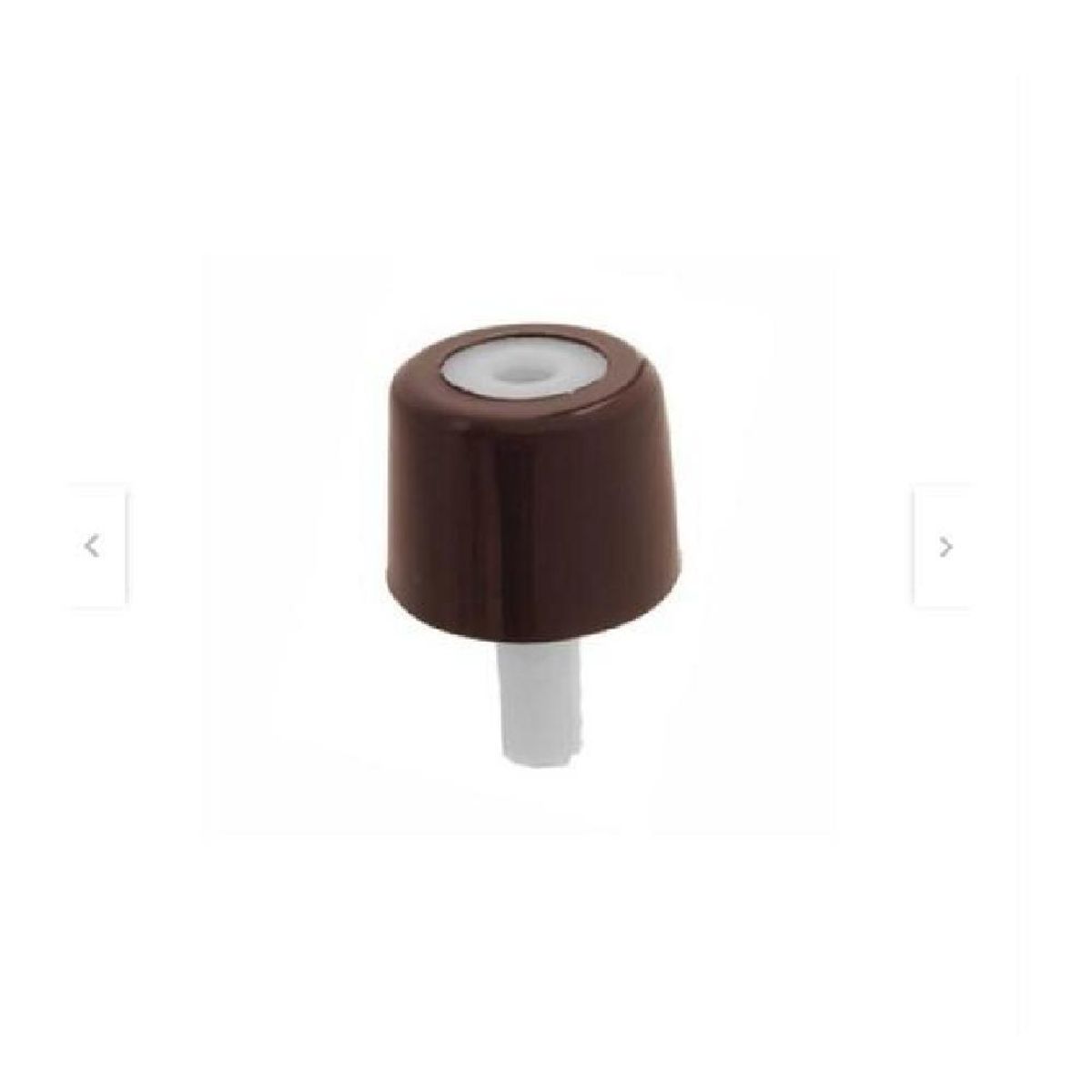 POLI - Tope de Puerta PVC Cónico 30mm Café DVP