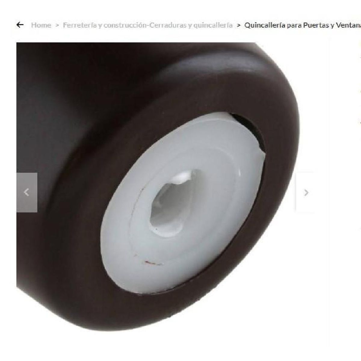 POLI - Tope de Puerta PVC Cónico 30mm Café DVP