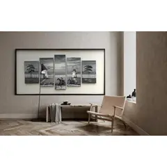 DEKAM DISEÑO - CUADRO SECUENCIA QUIJOTE GRIS NEGRO 166X76 CMS