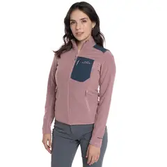 KANNU - POLAR MUJER FULL ZIPPER CHECK LIMARÍ