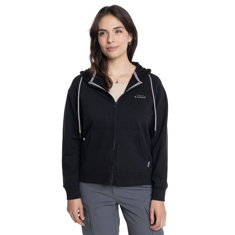 KANNU - Poleron Casual Para Mujer Full Zipper Coigue Kannu Manga Larga