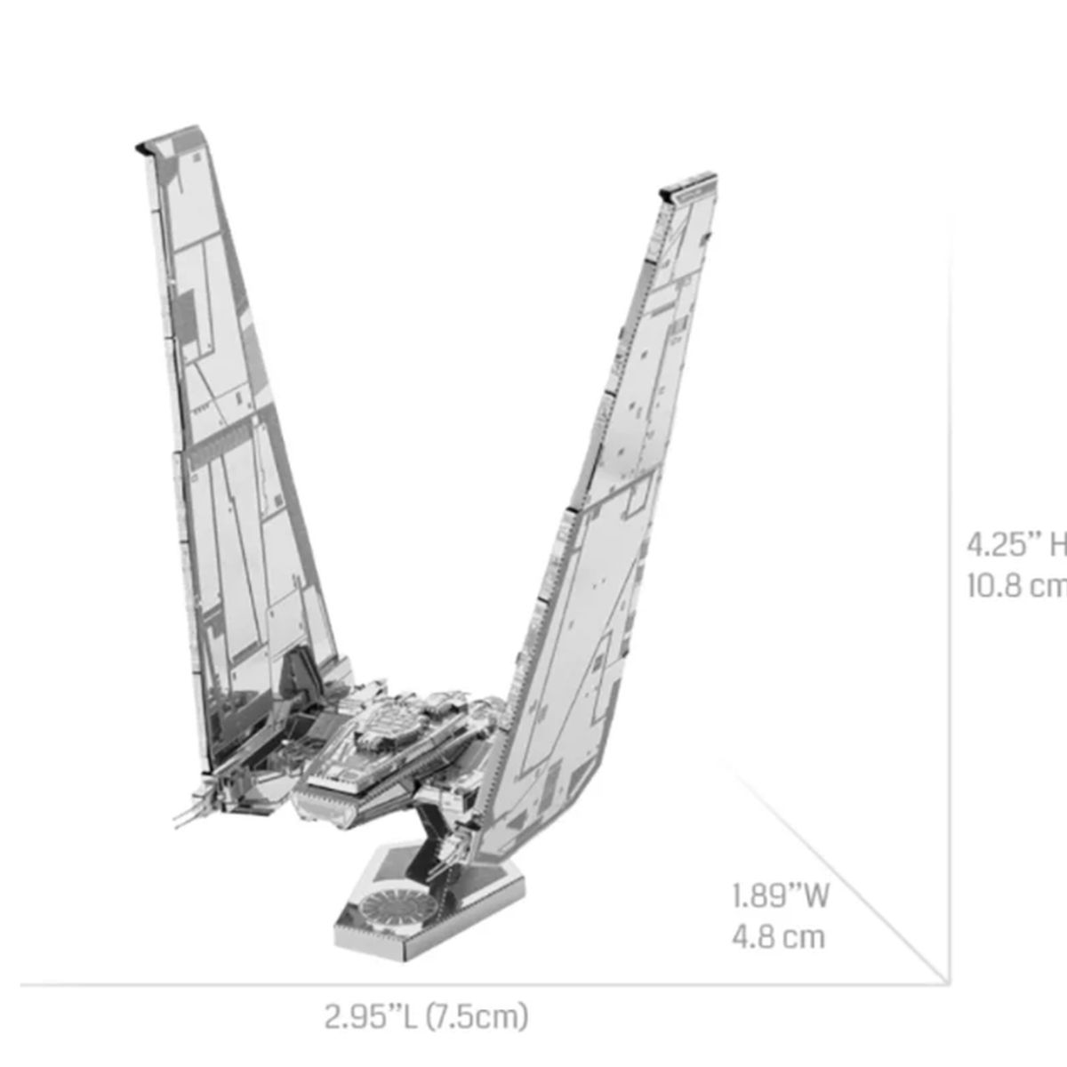GENERICO - Puzzle Metal 3d Kylo Shuttle
