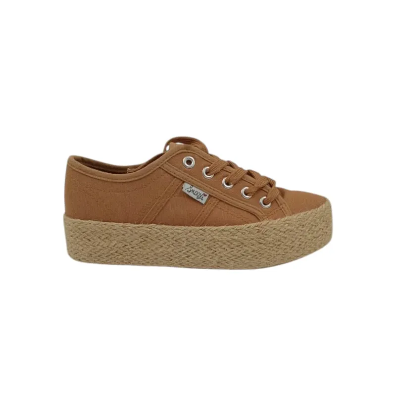 HERIEL - Zapatilla Khaki Plataforma Mujer
