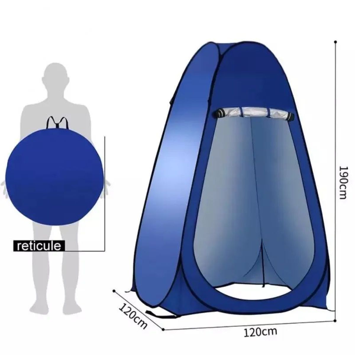 SHOP EHOME BAG - Carpa de Baño Vestidor Portátil Para Camping 1 Persona (COLOR A DISPOSICION)