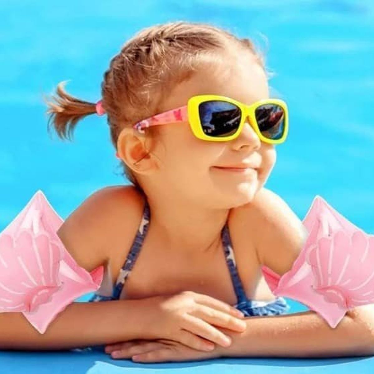 GENERICO - Pack 2 flotadores inflable alita brazos para niños 3 años a 6 años