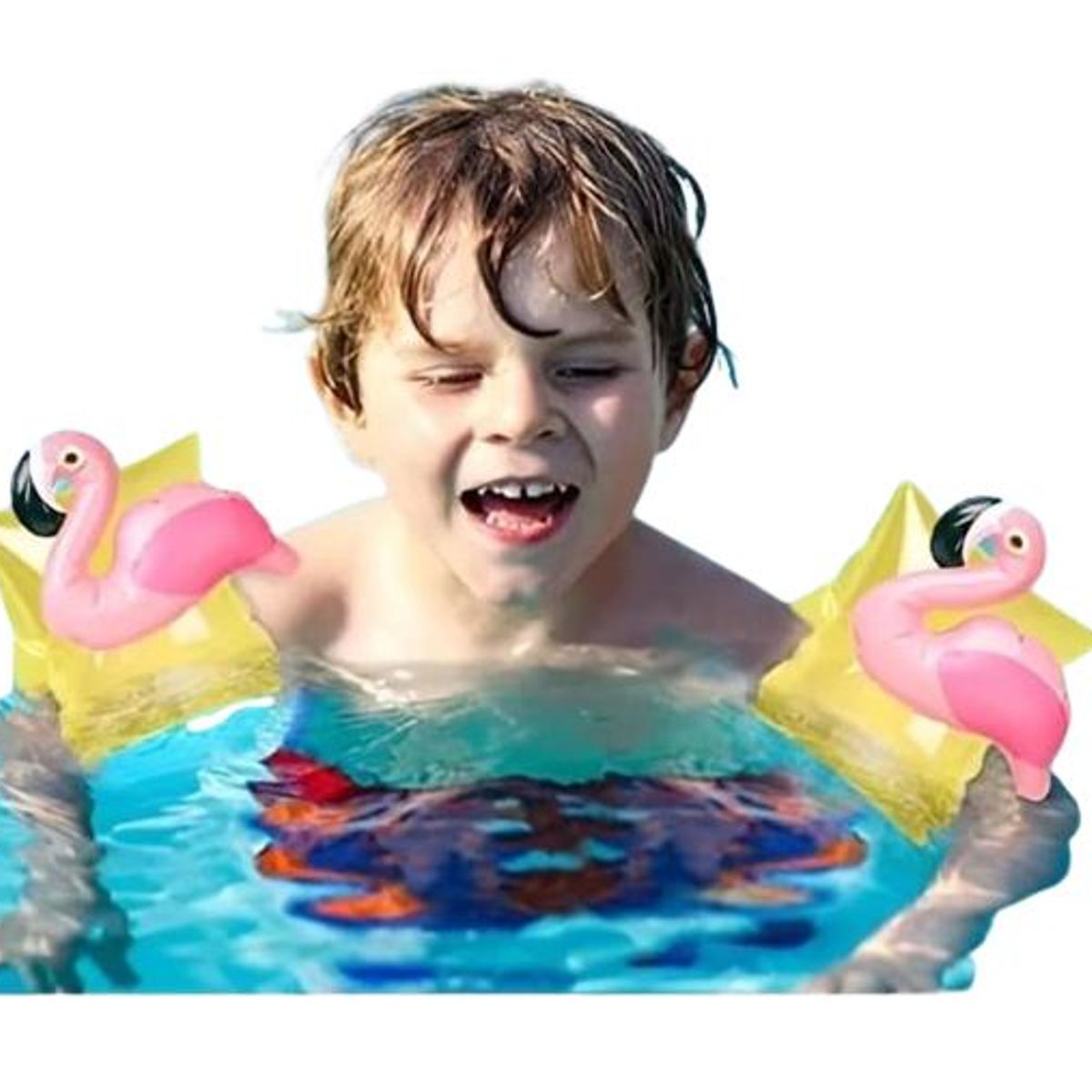 GENERICO - Pack 2 flotadores inflable alita brazos para niños 3 años a 6 años