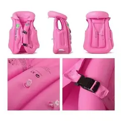 GENERICO - Chaleco inflable para niños entre 3 y 6 años