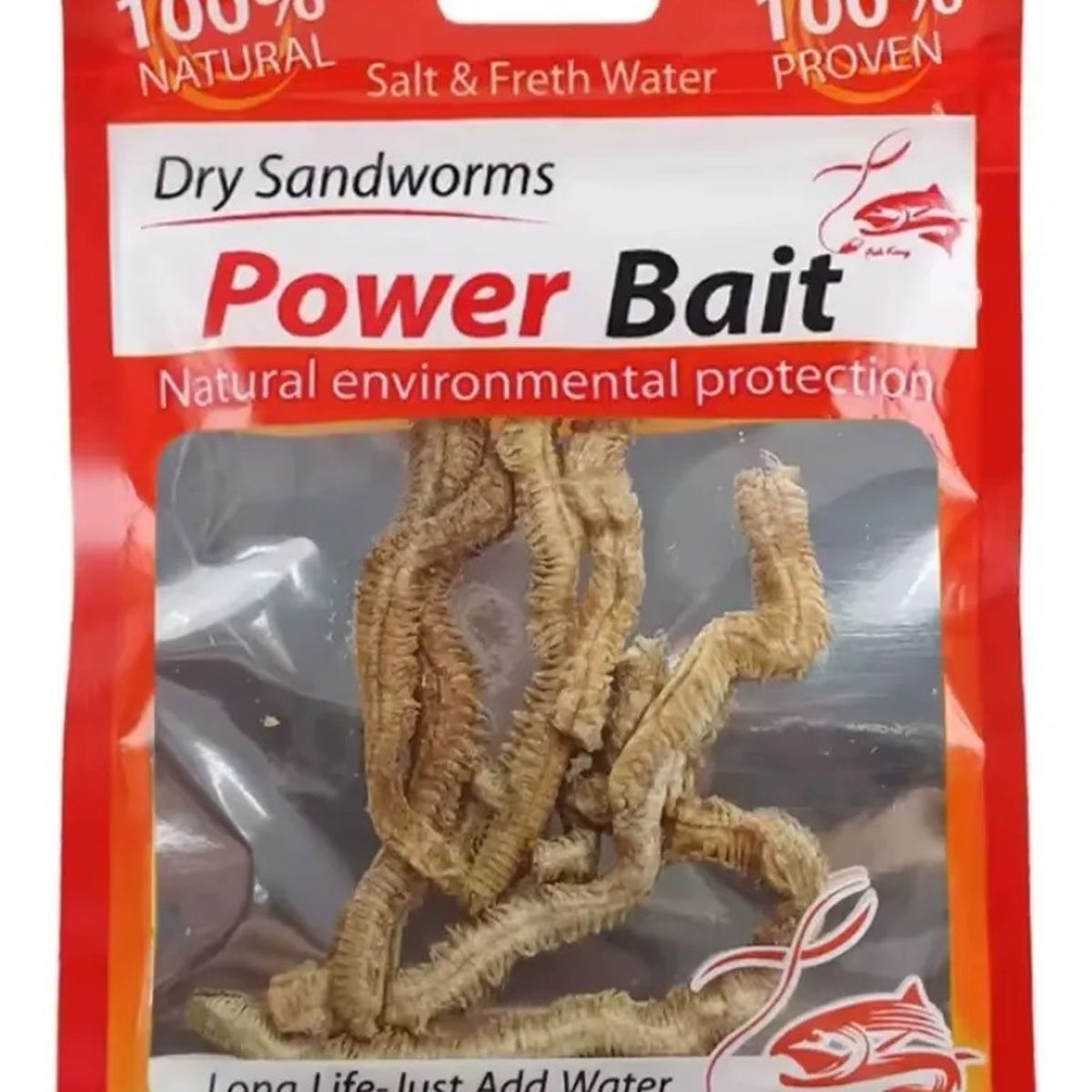 GENERICO - Señuelos Carnada De Pesca Lombriz Wuaple 6 Gramos