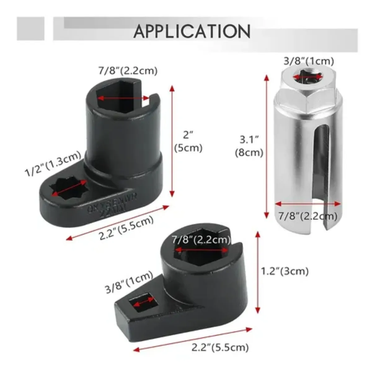 CRUSEC - Kit Dados Sensor Extractor De Oxigeno 7-8 22mm Automotriz