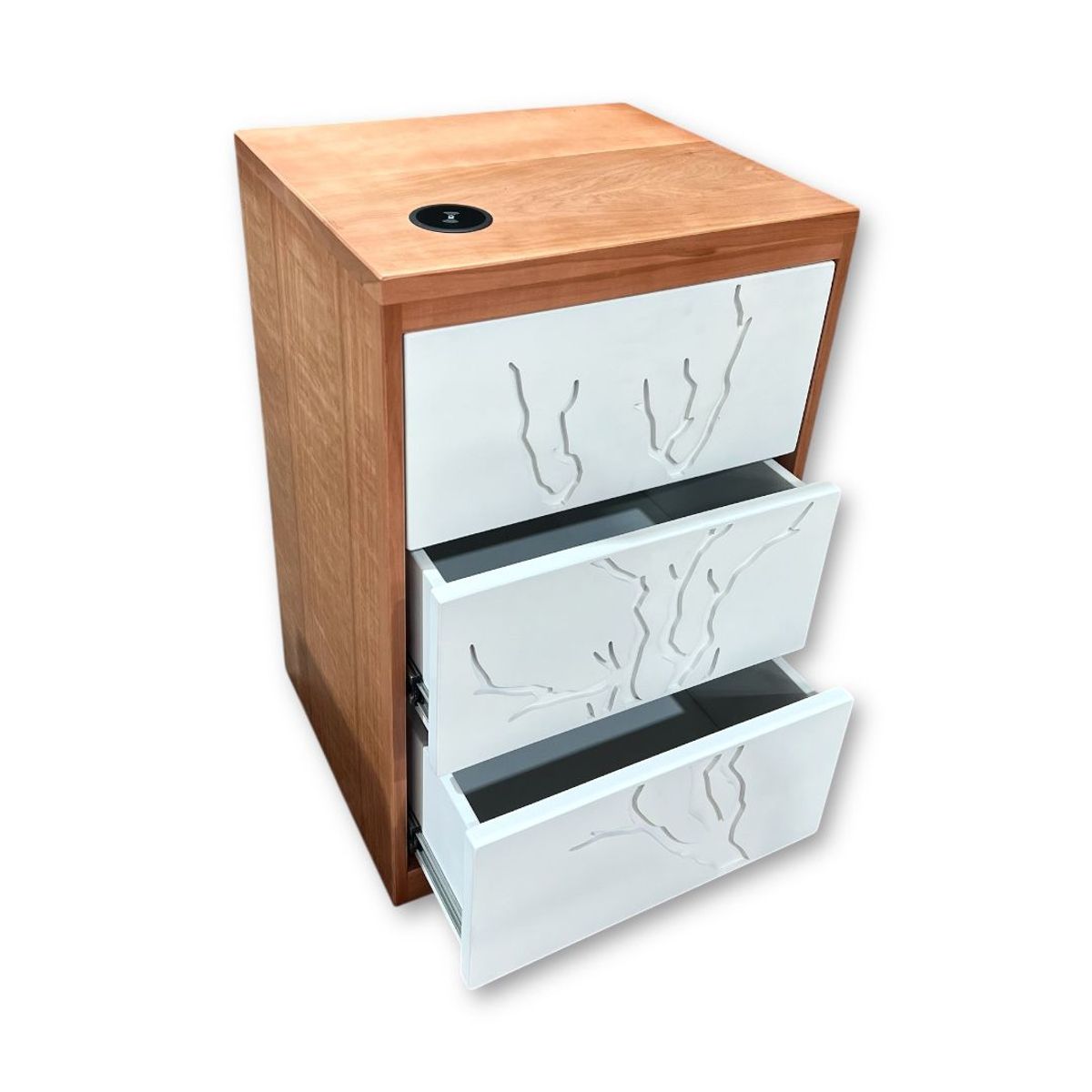 GENERICO - Velador modelo Raíces con cargador inalámbrico