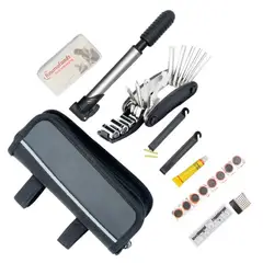 GENERICO - Kit De Herramientas 12 En 1 Reparacion De Bicicletas Maletin