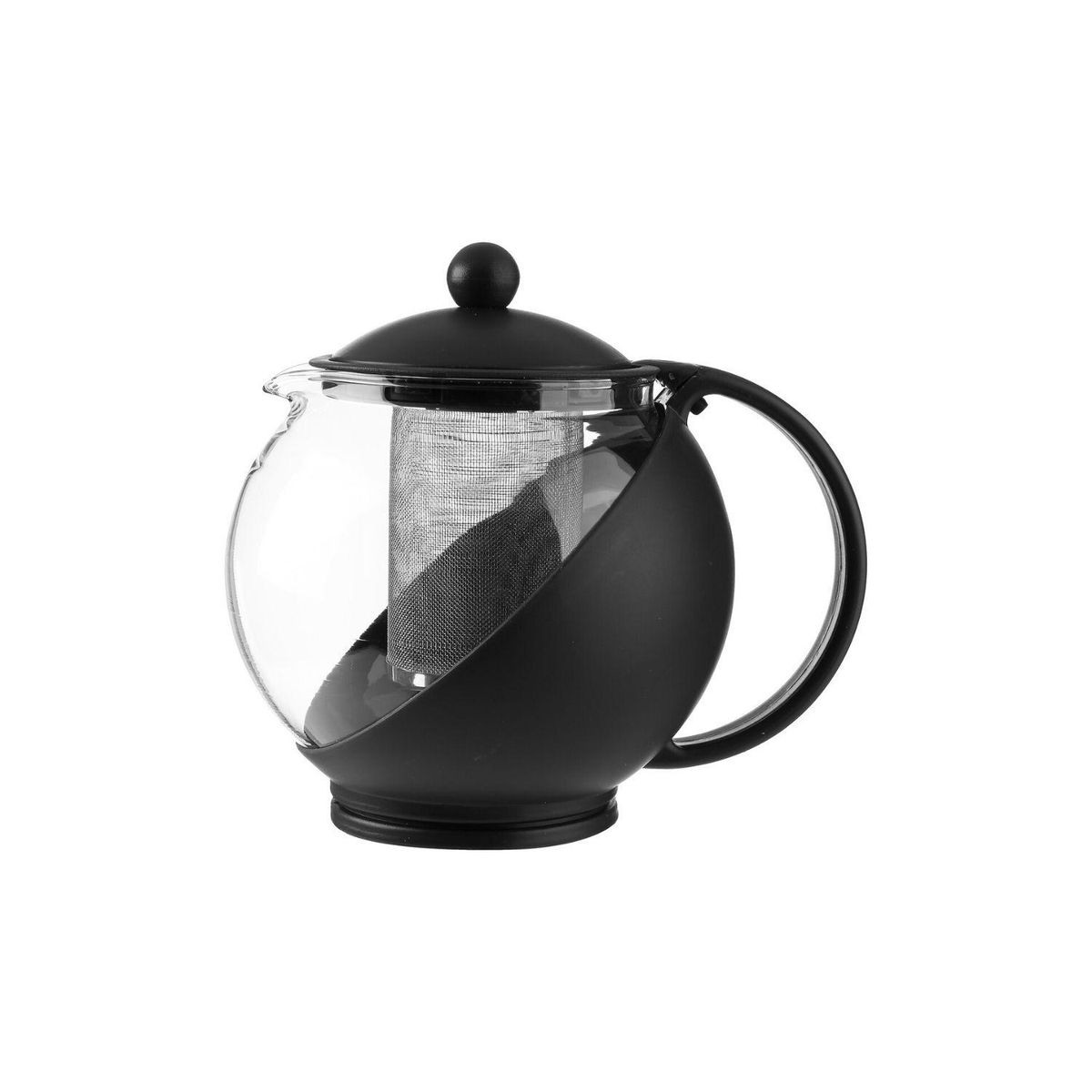 SECRET DE GOURMET - Tetera Con Filtro 1,25 Lt Vidrio Secret de Gourmet - Negro - Tamano Unico