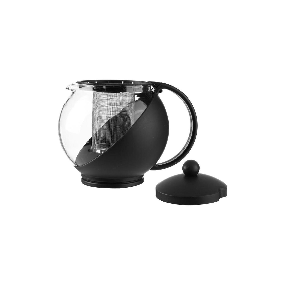 SECRET DE GOURMET - Tetera Con Filtro 1,25 Lt Vidrio Secret de Gourmet - Negro - Tamano Unico