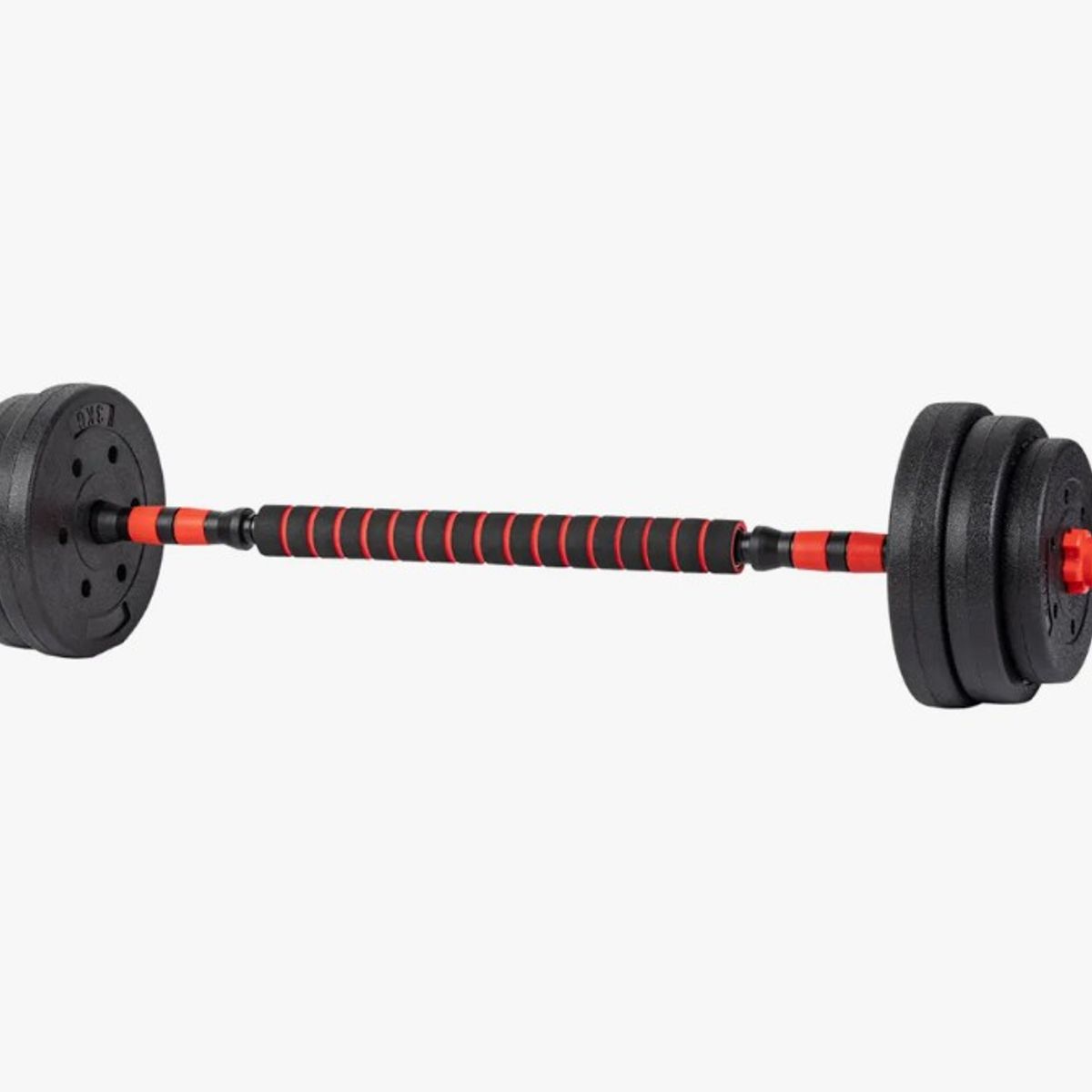 CENTURFIT - Set Mancuernas Barra Kettlebell Ajustable 3en1 Armable 20kg