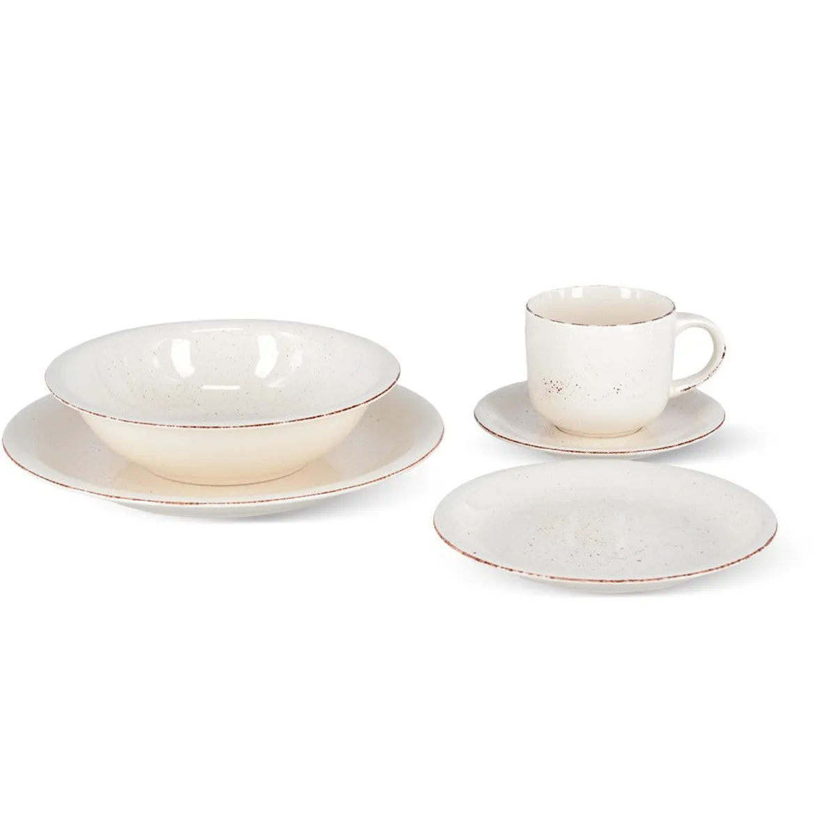 HALLEN - Juego De Vajilla 30 Piezas Claire