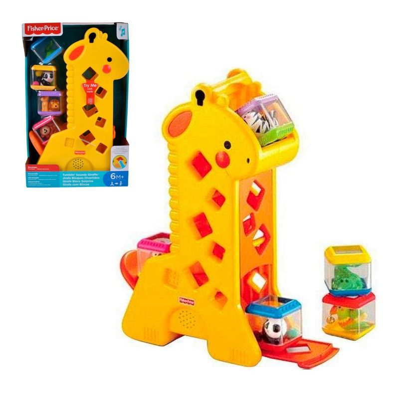 FISHER PRICE - Juguete didáctico Fisher Price jirafa interactiva para bebé