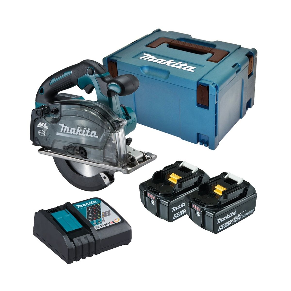 MAKITA - Sierra Metal 18v Brushless 150mm Makita DCS553RTJ