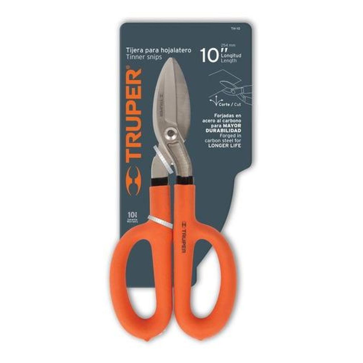 TRUPER - Tijera Para Hojalatero Profesional 10 Truper - Multicolor