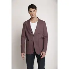 PERRY ELLIS - Chaqueta Hombre Casual Algodón Stretch Grape