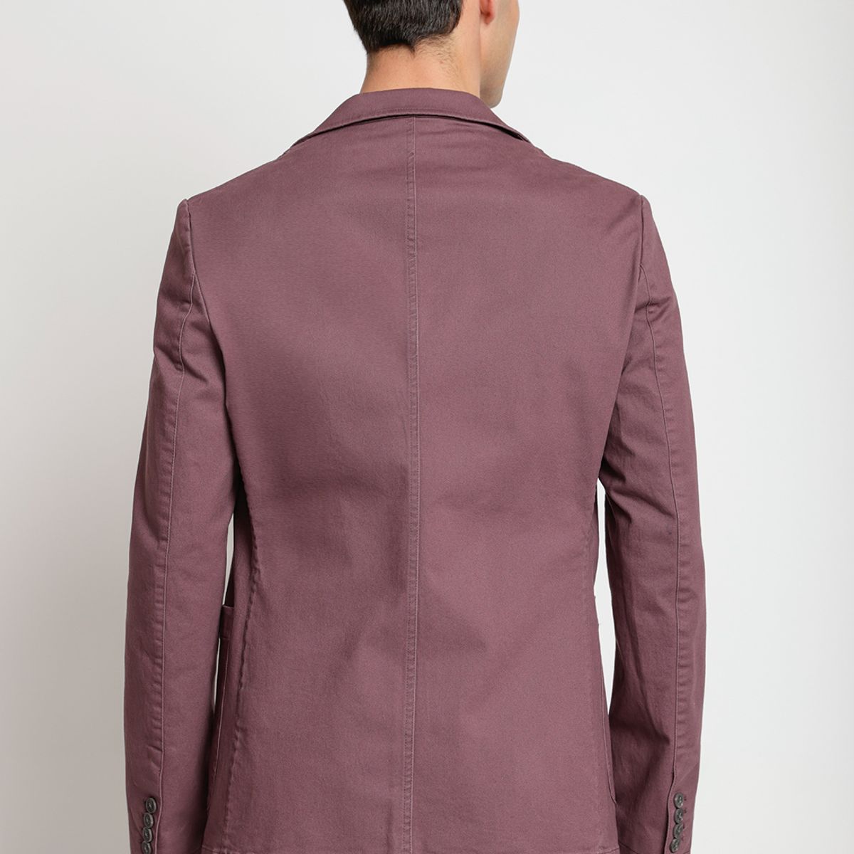 PERRY ELLIS - Chaqueta Hombre Casual Algodón Stretch Grape