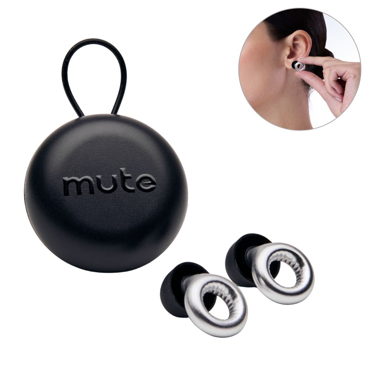 MUTES EARPLUGS - Tapones Cancelación De Ruido Mute Sense Earplugs Protectores 18 dB