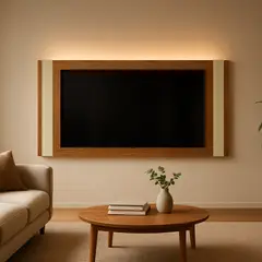 EXIT - Panel TV hasta 65 pulgadas 180x90x30 cm Marrón Beige Real