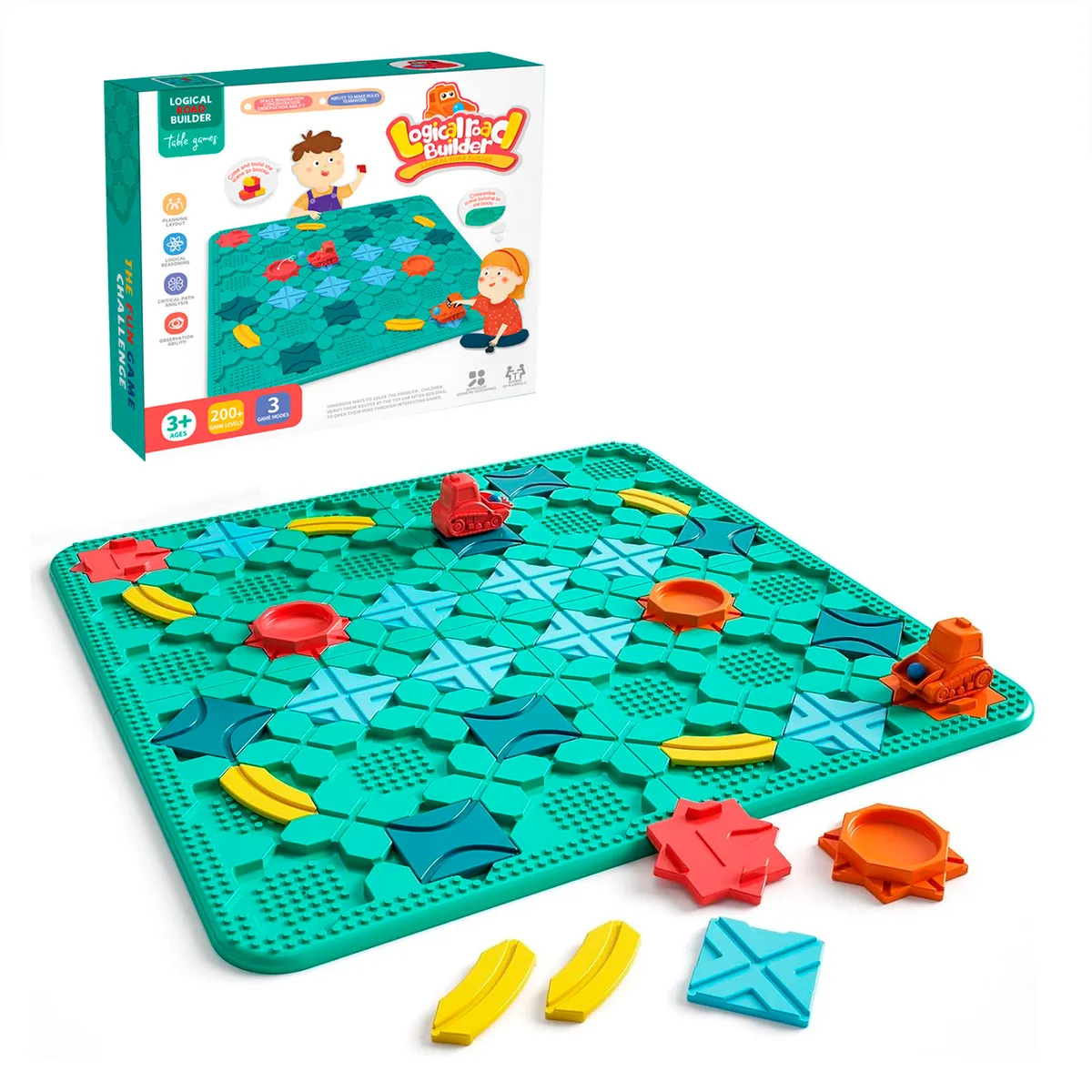 EMETRES - Juegos De Mesa Stem Ingenio Y Contruccion Logico Rompecabezas