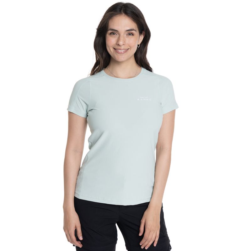 KANNU - Polera Deportiva Para Mujer Manga Corta Torrecillas Kannu