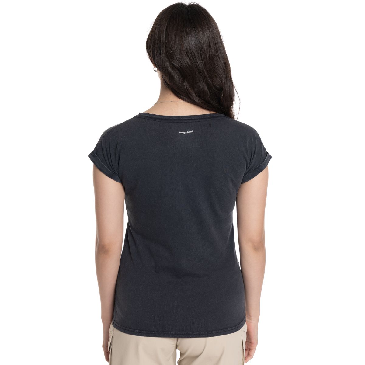 KANNU - Polera Casual Para Mujer Manga Corta Con Logo Kannu