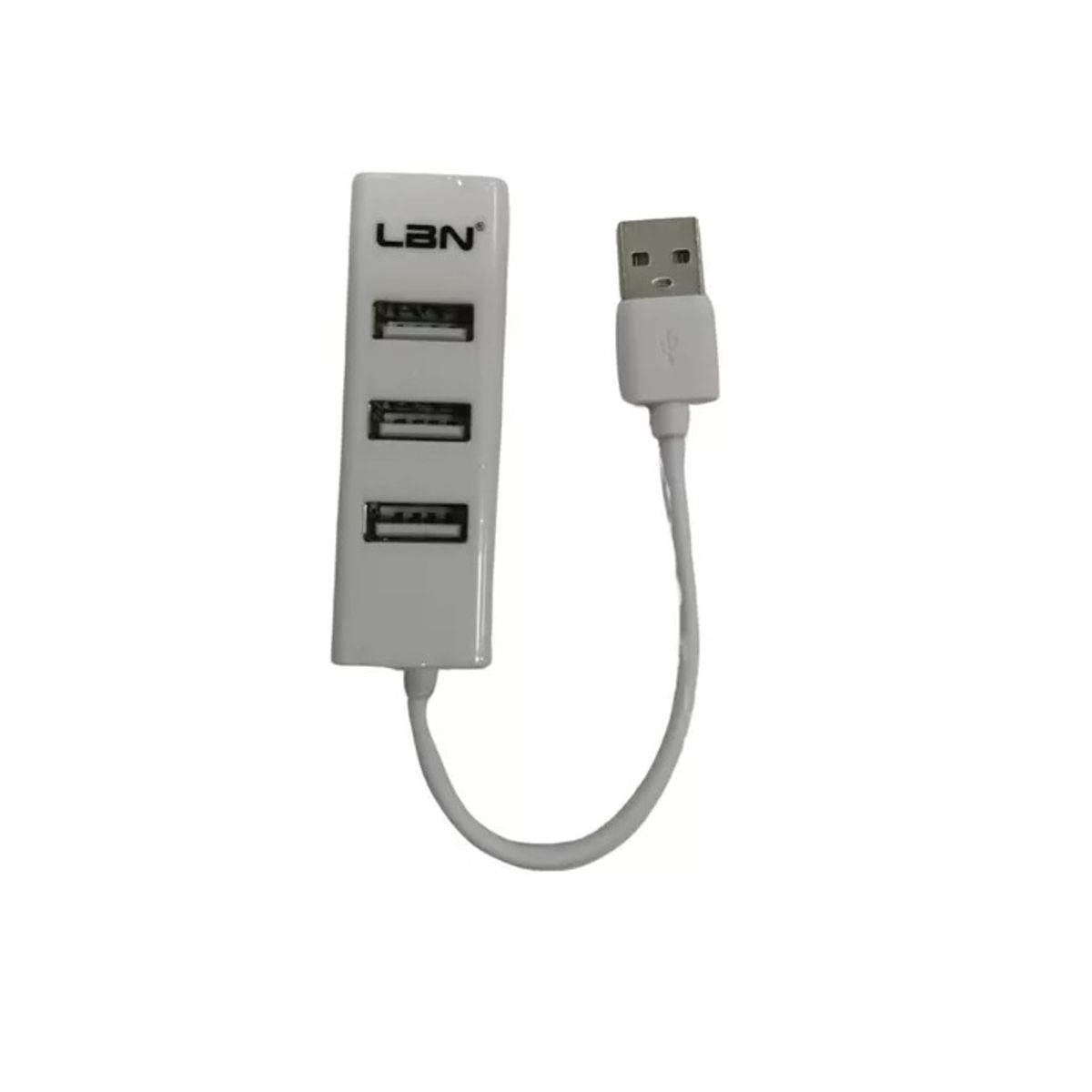 LBN - Hub Multiplicador de Puertos USB LBN 2.0 LBHB2.0 Color Blanco