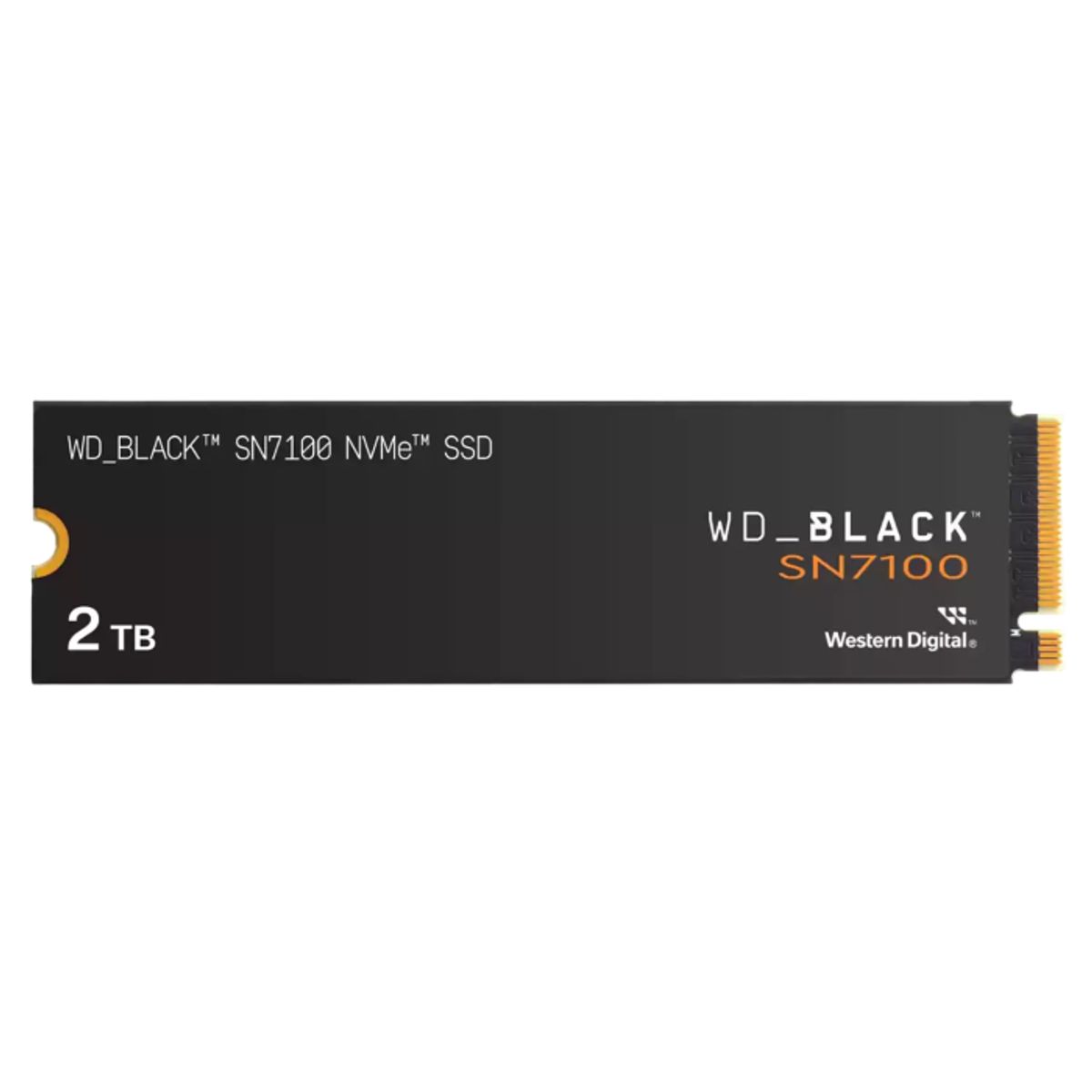 WESTERN DIGITAL - WD BLACK SN7100 SSD 2TB, M.2 2280, PCIe Gen4 NVMe, Velocidad 7250MB/s Lectura, 6900MB/s Escritura