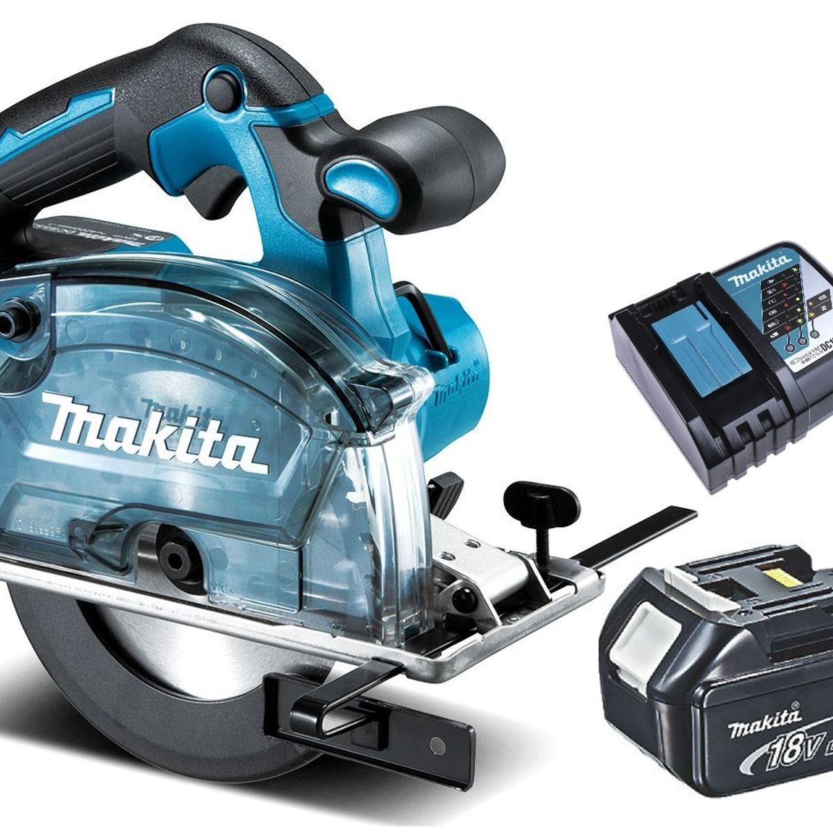 MAKITA - Sierra Metal 18v Brushless Makita DCS553 5 Ah