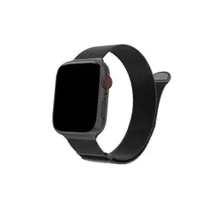CELLBOX - Correa de Acero Magnética para Apple Watch - 42 mm Serie 1 / 2 / 3 - Negro