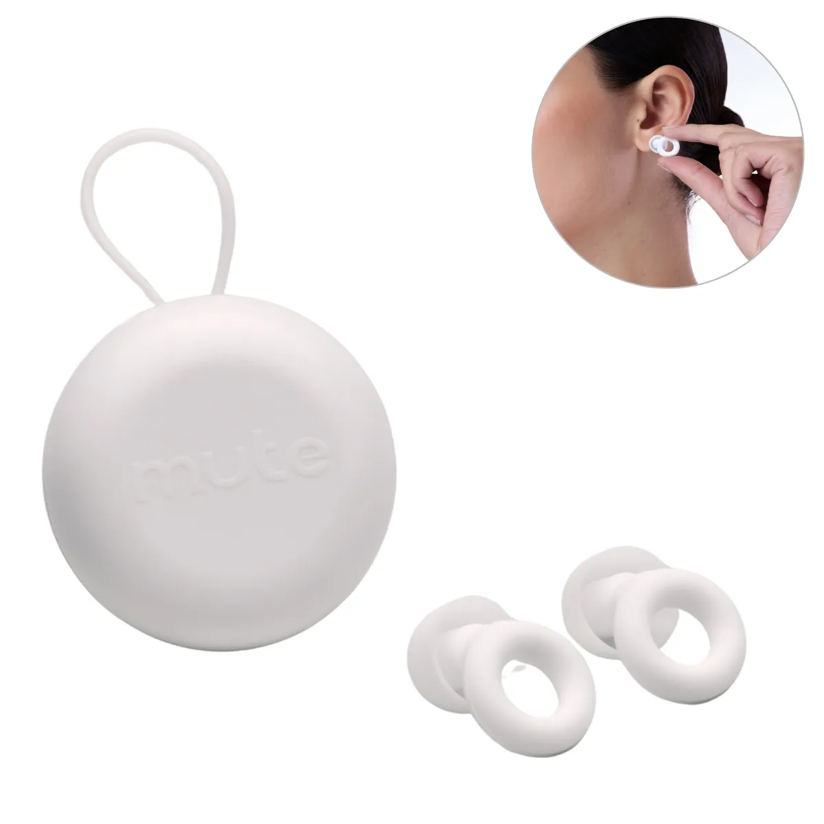 MUTES EARPLUGS - Tapones Cancelación De Ruido Mute Calm Protector Auditivo 28 dB