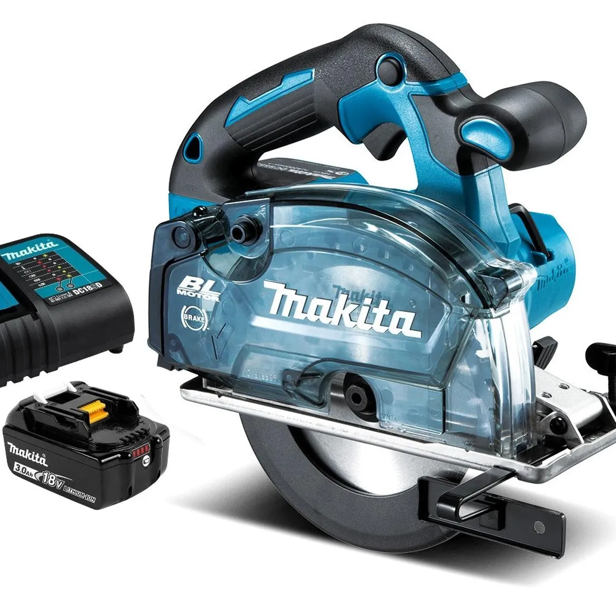 MAKITA - Sierra Metal 18v Brushless Makita DCS553 3 Ah
