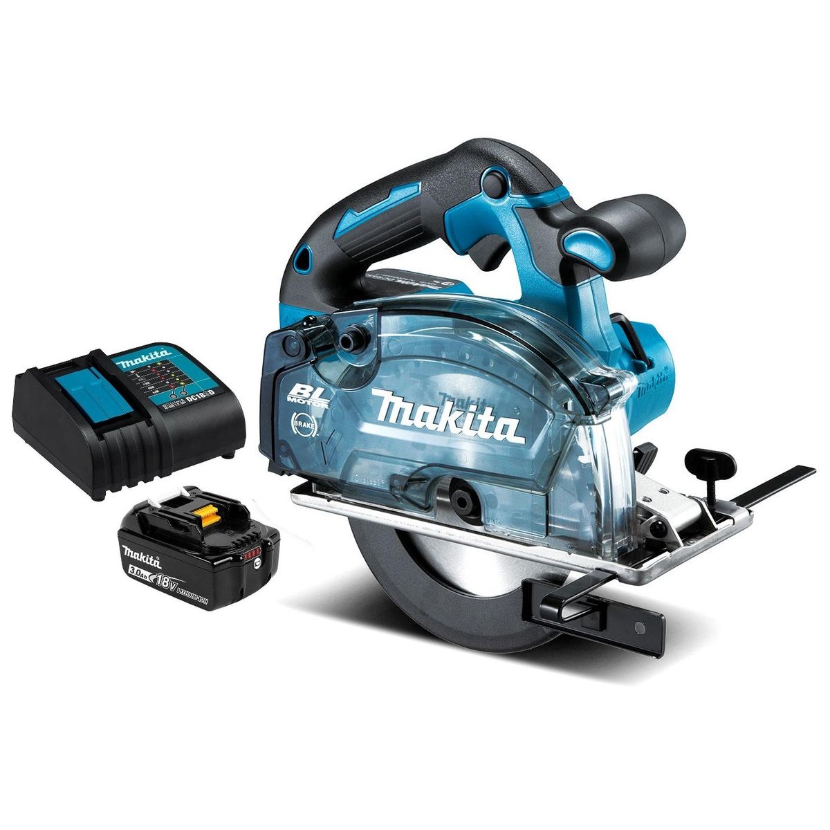 MAKITA - Sierra Metal 18v Brushless Makita DCS553 3 Ah