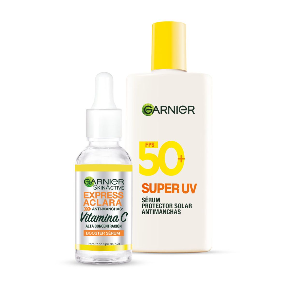 GARNIER - Pack Sérum Vitamina C + Súper UV Vitamina C