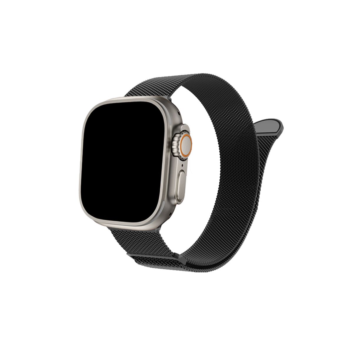 CELLBOX - Correa de Acero Magnética para Apple Watch Ultra 1 / 2 / 3 - 49 mm - Negro