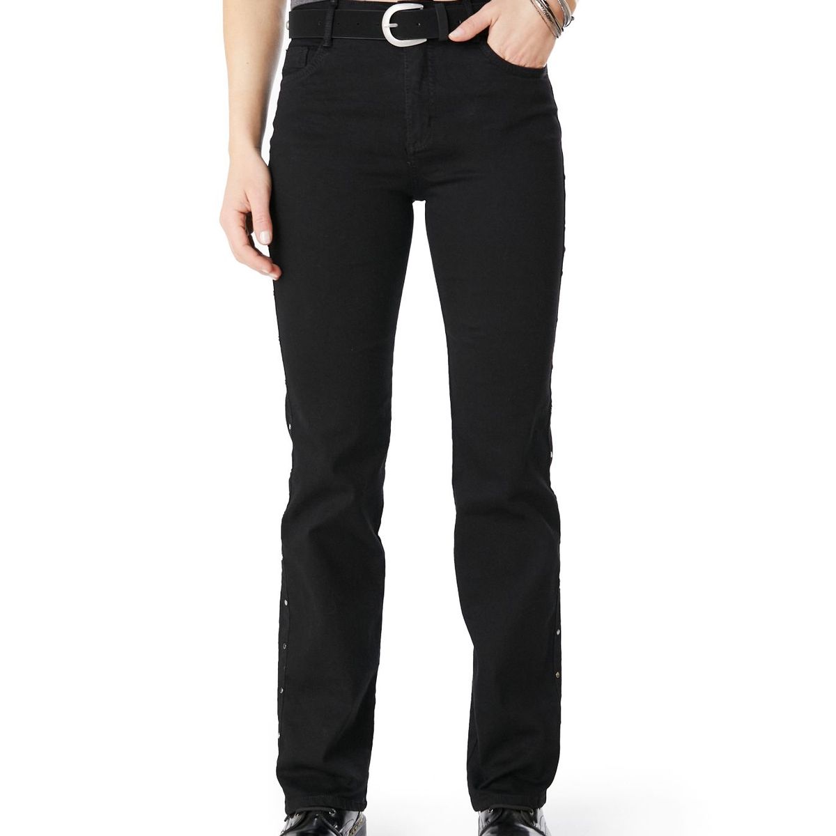 EFESIS - Jeans Rubrun Straight - Recto Tiro Medio Mujer