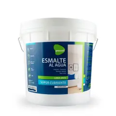 PASSOL - Esmalte al agua Blanco Mate Tineta 10 litros