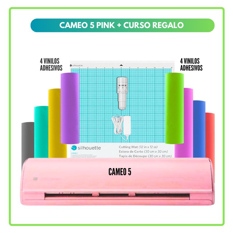 SILHOUETTE - CAMEO 5 PINK + CURSO GP14