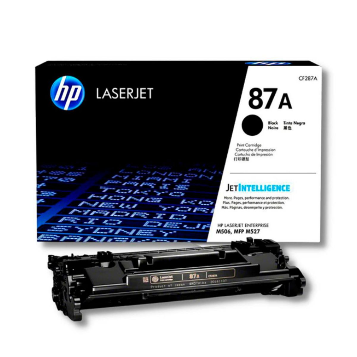 HP - Tóner hp 87a color negro
