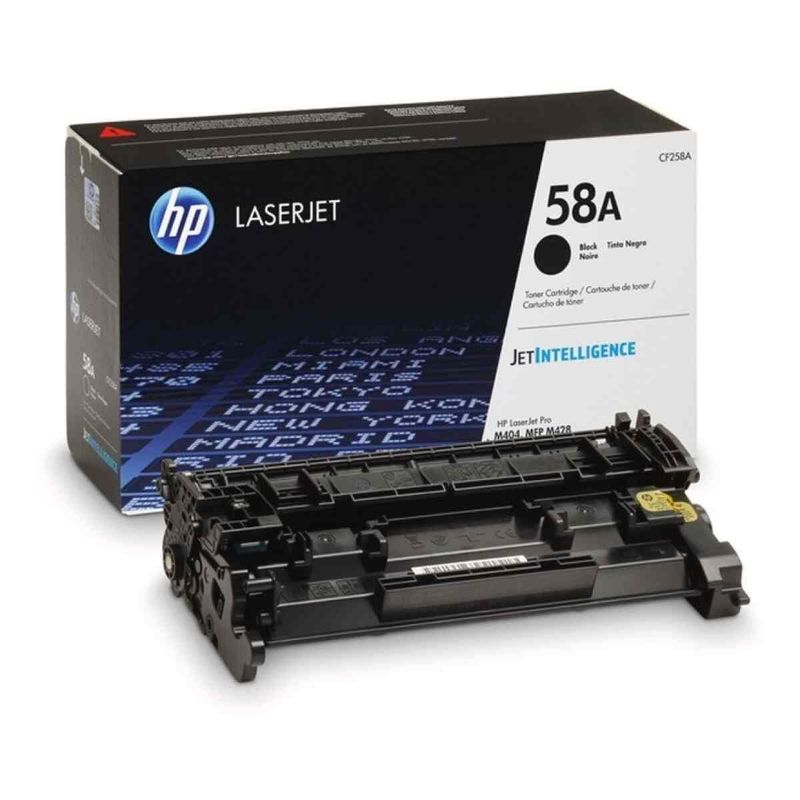 HP - Toner Original HP 58A color negro