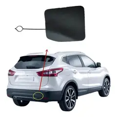GENERICO - Tapa De Gancho Trasero Para Nissan Qashqai J11 (2015-2017)